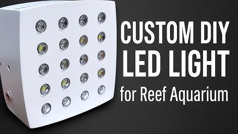How I Built a DIY Reef Aquarium LED Light with Wi-Fi & 7 PWM Channels