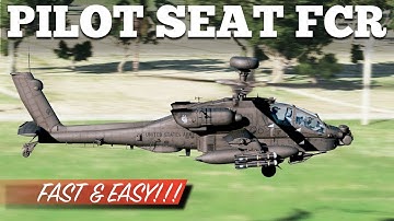 AH-64D Apache: How To Use The FCR In The Pilot Seat Fast & Easy! | DCS World
