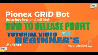 Pionex GRID Bot TRADING..Releasing PROFIT... TUTORIAL VIDEO