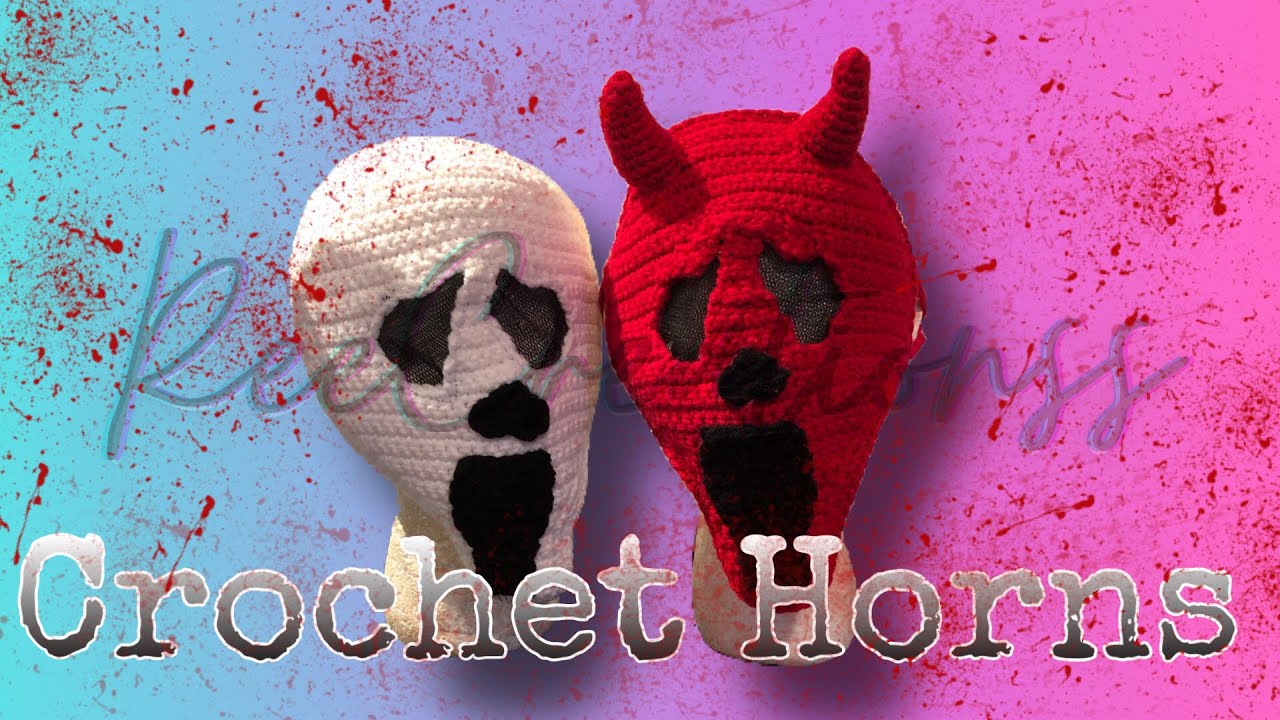 Diy Crochet Horns | Halloween Projects