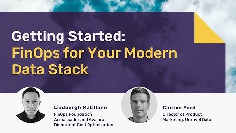 Getting Started: FinOps for Your Modern Data Stack