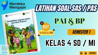 LATIHAN Soal SAS / PAS PAI kelas 4 SD Semester 1 | Beserta Pembahasan dan Kunci Jawaban
