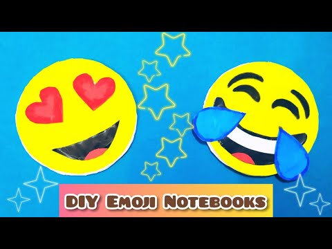 DIY Emoji Notebooks | Cute Notebooks | Life Hacks | DIY Crafts World