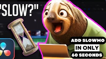 Get Super Smooth Slow Motion with 60 FPS Only In 30 Seconds | Davinci Resolve Tutorial