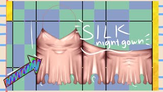 Vcids Silk Night Gown