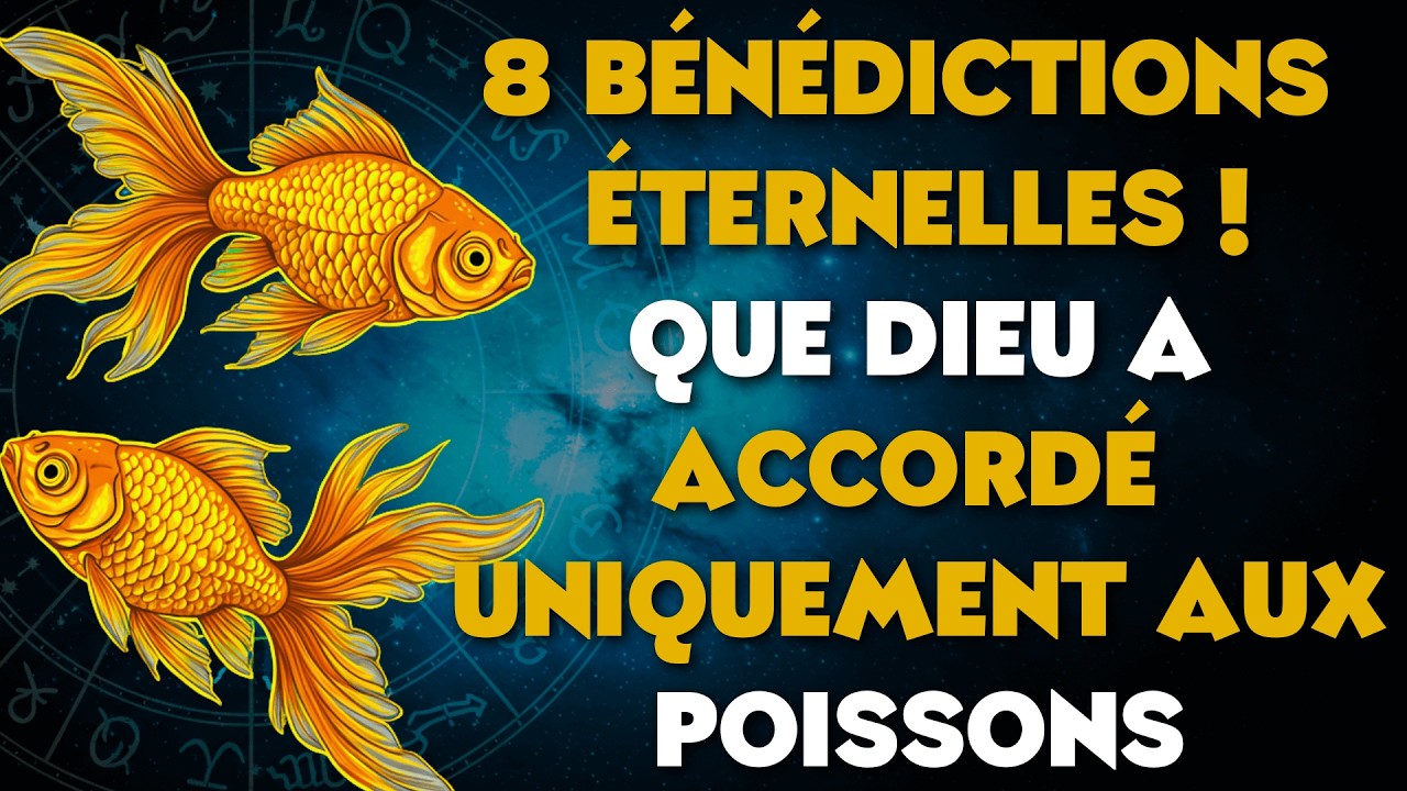 LES 8 BÉNÉDICTIONS QUE DIEU A DONNÉ AUX NATIFS DU SIGNE DES POISSONS