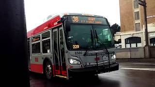 SF Muni 2016 New Flyer XDE60 #6586 on Route 38