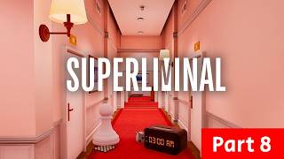SUPERLIMINAL Walkthrough Part 8 (Level 8: Whitespace) | No Commentary