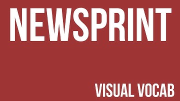 Newsprint defined - From Goodbye-Art Academy