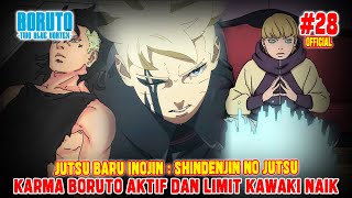  BORUTO KARMA ACTIVE❗KAWAKI LIMIT RISES❗INOJIN'S NEW JUTSU❗BORUTO TWO BLUE VORTEX CHAPT...