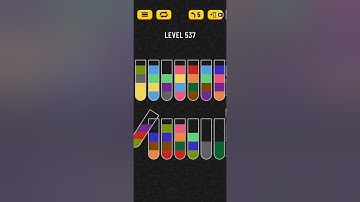 Water Sort Puzzle Level 537 Walkthrough Solution Android/iOS 💦
