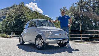 Test Drive Fiat 500 Abarth "GRIGIO CAMPOVOLO" 700cc Engine 5 Gears New Look CMR by D'ANGELO MOTORI