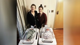 2 sisters deliver baby boys on same day just hours apart