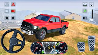 Modified RAM Pickup Drive On Las Vegas Hills - Taxi Car Simulator : EVO - Android Gameplay screenshot 3