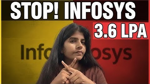 Infosys SE 3.6 LPA — Should You Accept It? Honest Career Advice for Freshers  |  @bhavithamosarla 