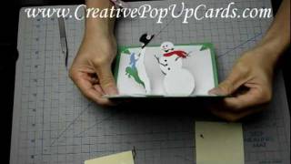 Christmas Pop Up Card: Magical Snowman Tutorial