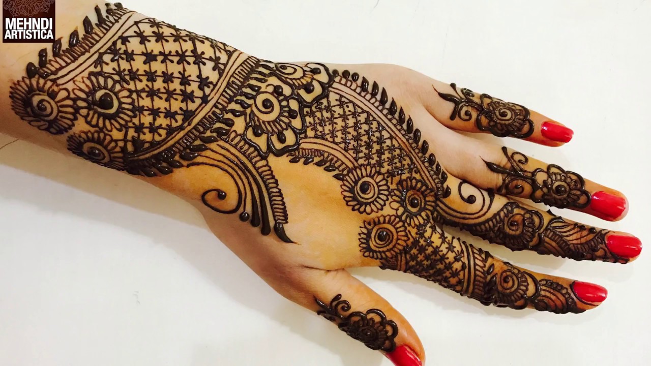 Amazing Fillers Mehndi Design For Hands | Beginners RAKHI Mehendi Art ...