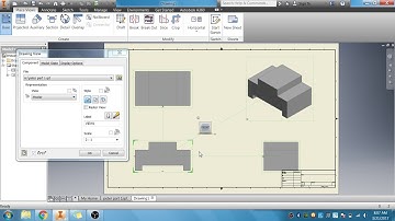 Making a Multiview Drawing in CAD