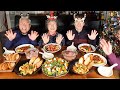 미리 크리스마스~! 즐거운 성탄절 크리스마스 요리 만들기 (돼지목살 스테이크, 감바스, 크리스마스 샐러드) Christmas Food Mukbang / Recipes