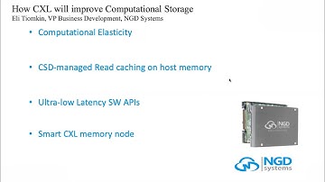 NGD Systems | How CXL Can Improve Computational Storage