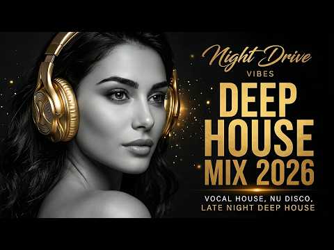 Deep House Mix 2026 🌑 Dark Vocal House, Nu Disco & Night Drive Vibes