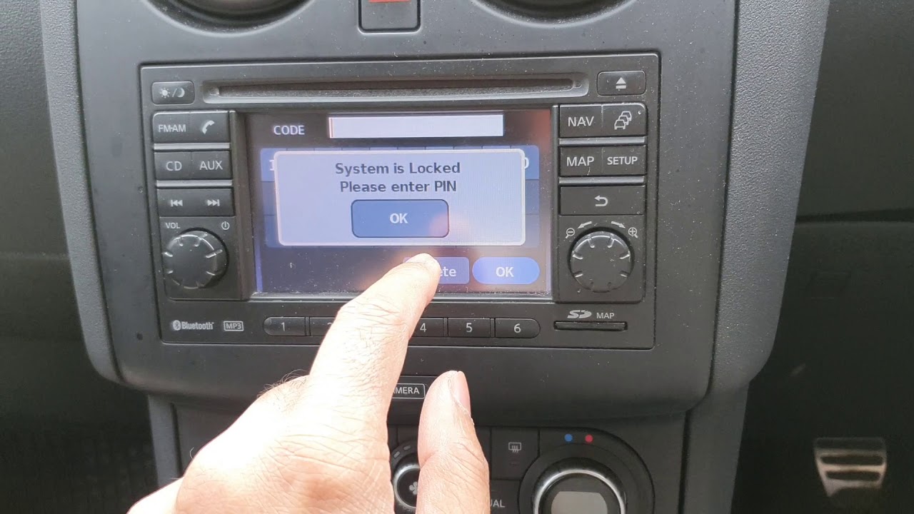 Where To Find Nissan Qashqai System Locked Pin - Youtube