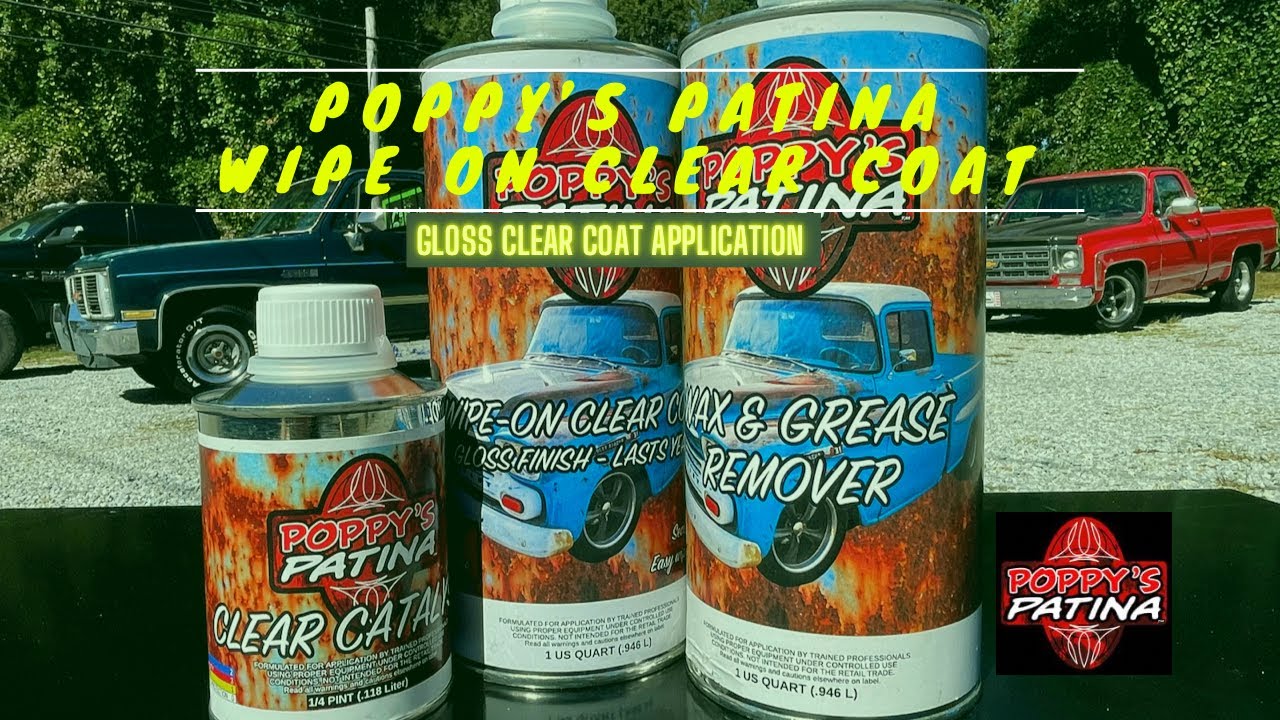 Glossed Out Clear Coat 1qt - (Spray On) — Poppy's Patina