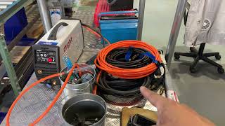 B.W.W.tube　現場溶接の準備-3 名古屋市にある溶接を業務としている小さな会社です。今回は客先工場にてステンレス製のオイルパンの現場溶接の準備です。ポータブルのTIG溶接機を用意していきます。