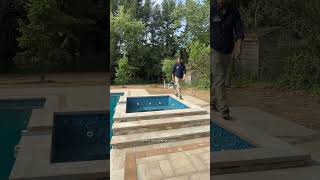 Walkthrough of our complete pool and hardscape project 📍Dix Hills Long Island