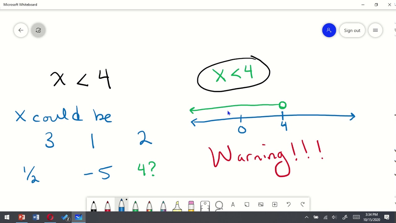 Solution Sets and Interval Notation - YouTube