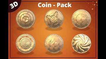 3D Coins Pack | Animatics Asset Store