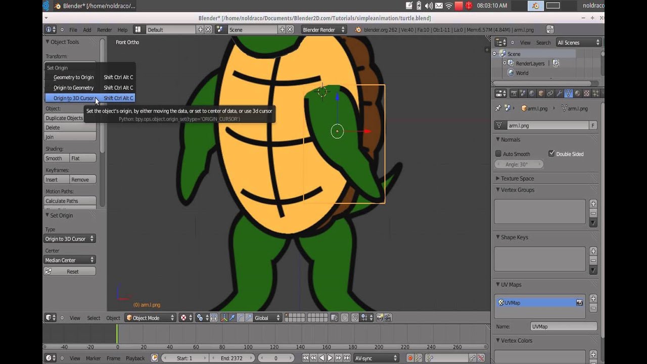  2D  Animation In Blender  Tutorials Animating your 