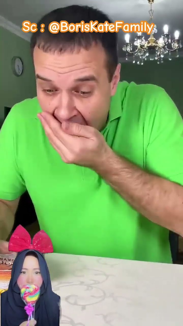 MEREKA GAK MAU MAKAN PAKAI KACANG ⁉️ PAKAI TRIK MAMA BIAR SUKA ? @BorisKateFamily #shorts #funny