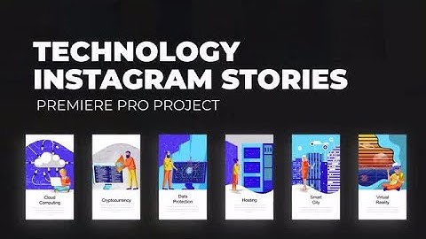 Technology - Instagram Stories Premiere Pro Templates