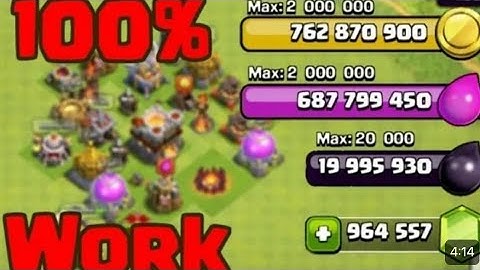 CLASH OF CLANS MOD HACK UNLIMITED MONEY GOLD GEMS ELIXIR COC MOD 2023 FREE DOWNLOAD