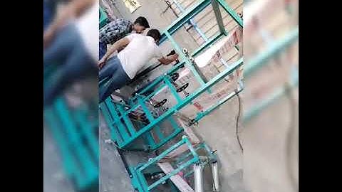 automatic bag cutting machine with gusset