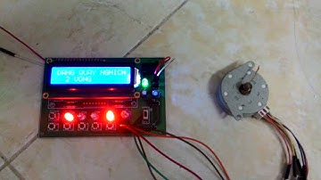 Mikro C - điều khiển động cơ bước với PIC 16f887 (control stepper motor)