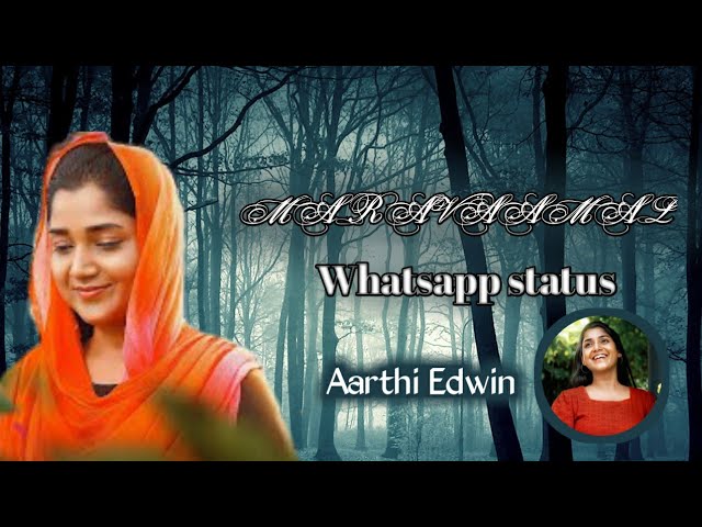 MARAVAAMAL || AARTHI EDWIN || GIFTSON DURAI || TAMIL CHRISTIAN SONG || JEEVAN LAL || 4K STATUS || 🎀❤ class=