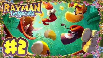 Rayman Legends - 100% Gameplay Walkthrough | Part 2