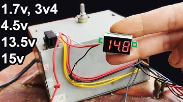 Tháo Nguồn máy tính cũ làm cái này rất hay, Miễn phí chế nguồn đa năng