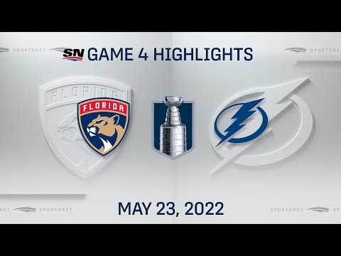 NHL Game 4 Highlights | Panthers vs. Lightning – May 23 2022 – SPORTSNET