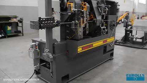 Reverse twist barbed wire machine - BVR