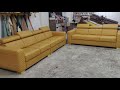 Genuine Italian Leather Sofa with Adjustable Head Rest @CLASSIC LIFESTYLE