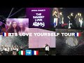 💜 BTS TOUR LOVE YOURSELF IN PARIS VLOG 💜 Sogno che diventa realtà (eng sub)