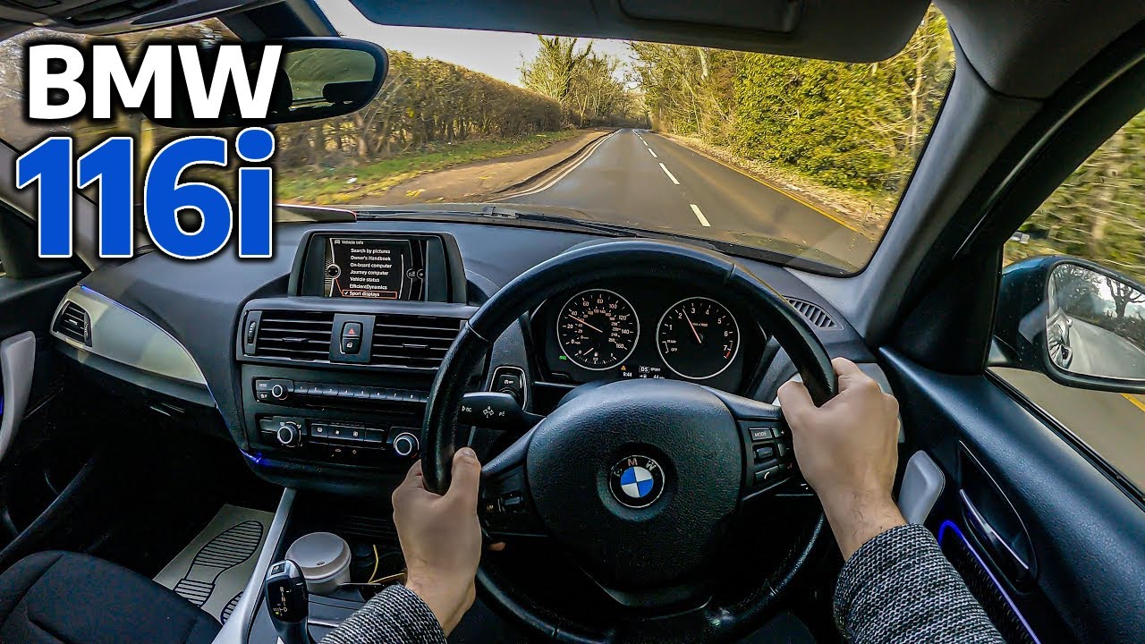 BMW 116i SPORT - POV TEST DRIVE & REVIEW (UK) 