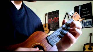 Video thumbnail of "one - metallica (ukulele cover)"