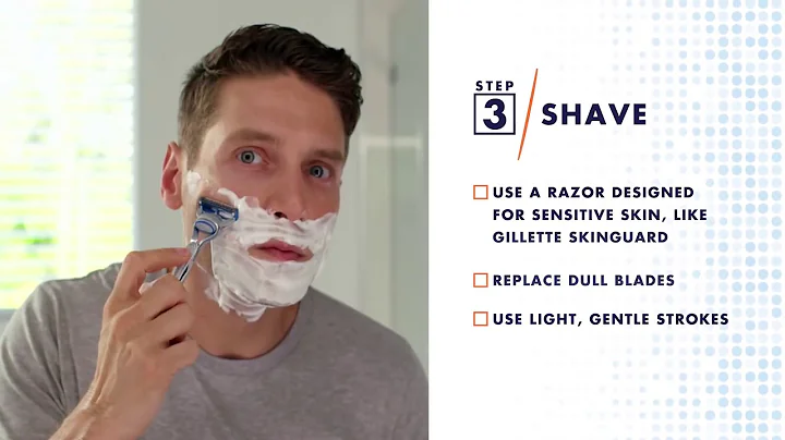 How To Shave Sensitive Skin - Gillette SkinGuard Razor for Sensitive Skin