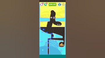 save the fish level 407 -mobile game/fishdom #shorts