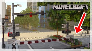 Tutorial Tuesday || Minecraft: How To Make A Railroad Crossing