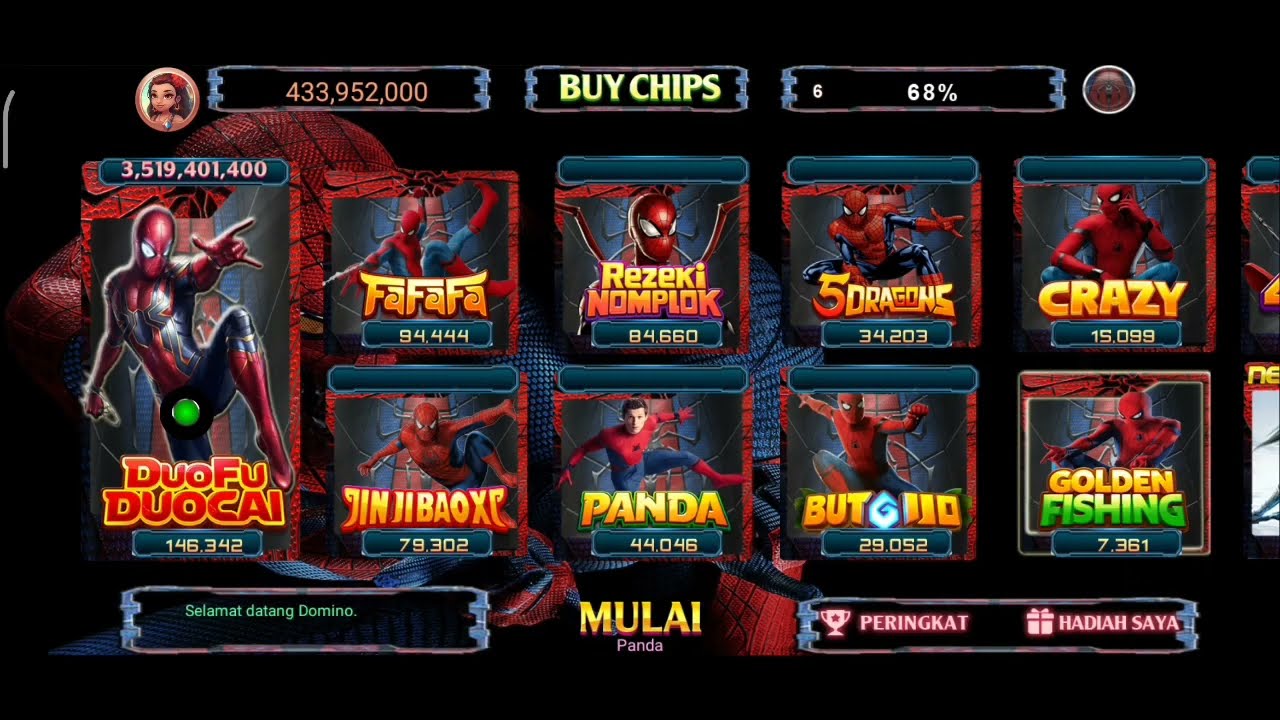 APK HIGGS DOMINO N V1.88 THEMA SPIDERMAN